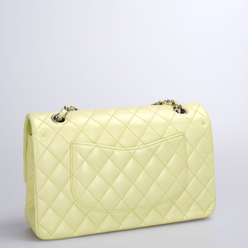 used-Chanel Medium Timeless Flap Bag in Pastel Butter Yellow-MILOURA