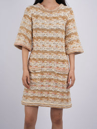 used-CHANEL Paris-Dubai Tweed Dress FR 34-MILOURA