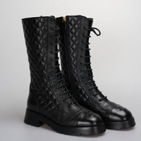 used-Chanel Interlocking CC Logo Moto Boots size 39 from 2022-MILOURA