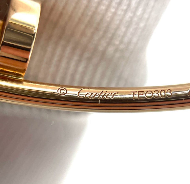 used-Cartier Juste un Clou earrings 18k Rose Gold hoop-MILOURA