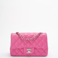 Chanel Classic Rectangular Mini Flap Bag Pink