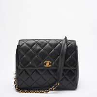 Chanel Vintage Classic Kelly Single Flap Bag – Black Caviar