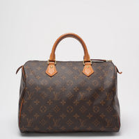 Louis Vuitton Brown Damier Ebene Speedy 30