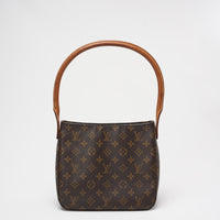 Louis Vuitton Brown Vintage Monogram Looping MM Shoulder Bag