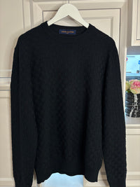Louis Vuitton Blue Crew Neck Sweater Size L