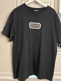 Christian Dior Gray Couture T-shirt Relaxed Fit Men's XL