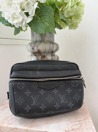 Louis Vuitton Outdoor Leather Bag Black