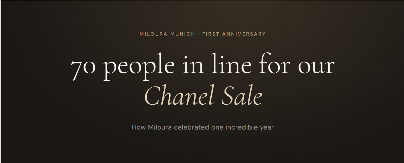Chanel sale -Miloura preloved bags 
