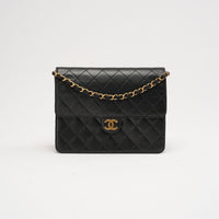 Chanel Flap Bag Small Lamb Black 2002