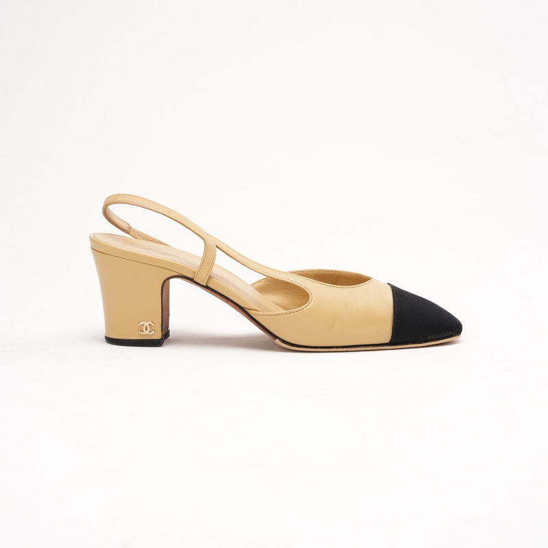 chanel Slingback Pumps Size 36.5 - side view 