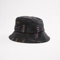 Chanel Black bucket hat 