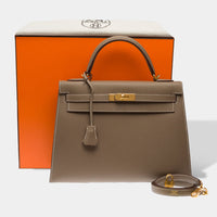 Hermes Kelly 32 Sellier Epsom Etoupe 2018