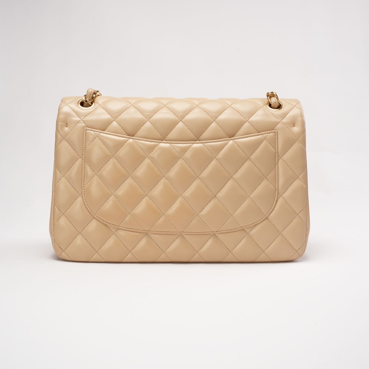 Chanel Jumbo Classic Double Flap Beige Lambskin 2011 | Miloura