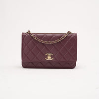 Chanel Trendy CC WOC Lambskin Burgundy