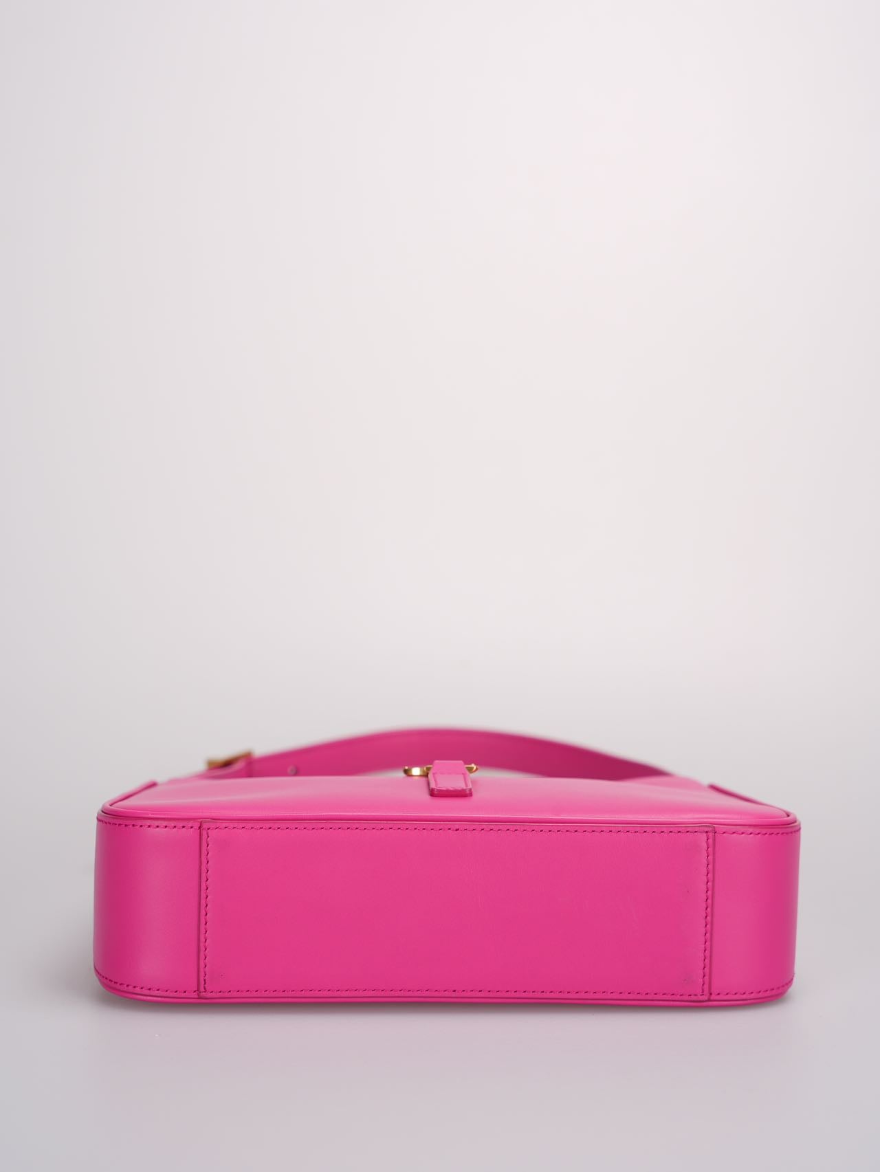 Used Saint Laurent 5 a 7 Fuchsia Hobo Bag MILOURA