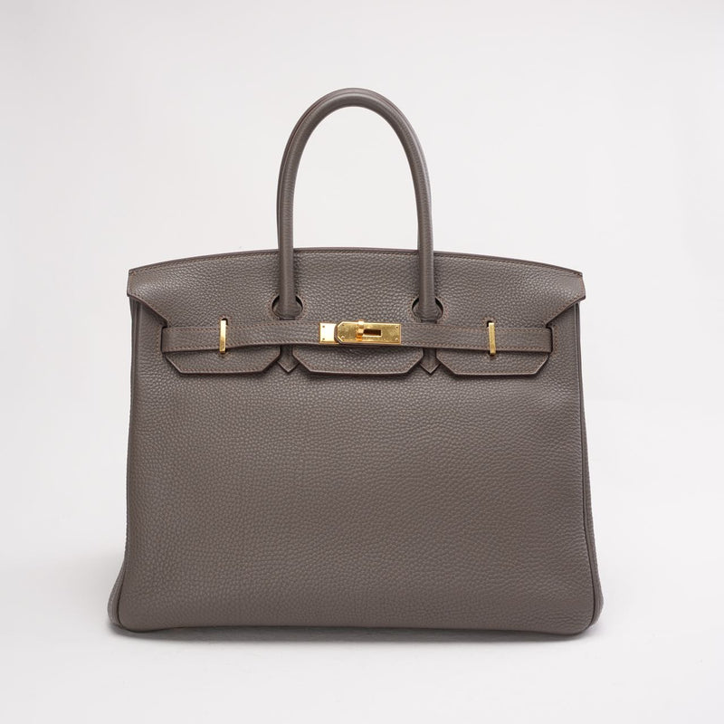 Hermes Birkin 35 Togo Etain Gold Hardware 2013