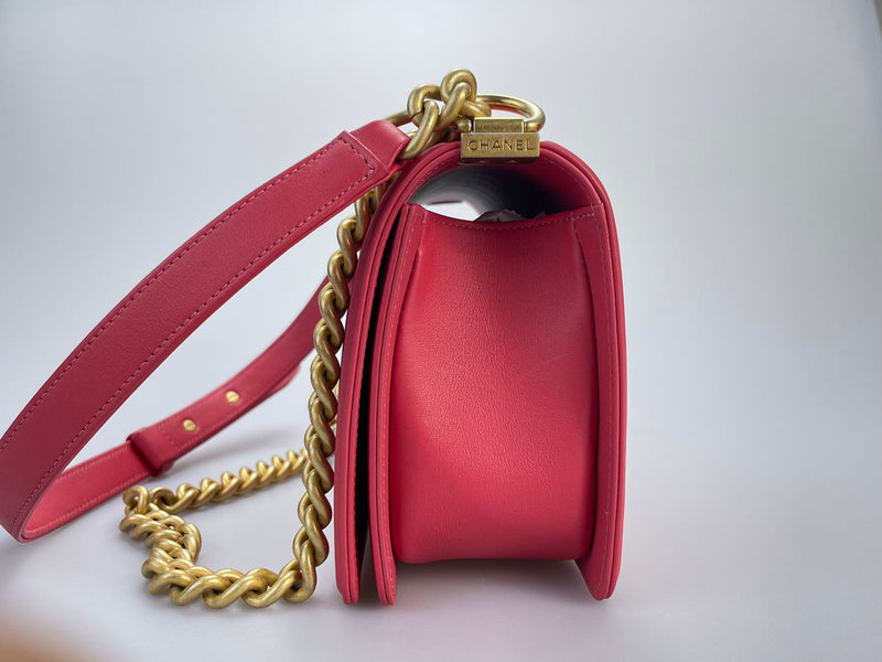 Chanel Medium Leboy Bag in hot pink with Gold Hardware Chanel Bag MILOURA