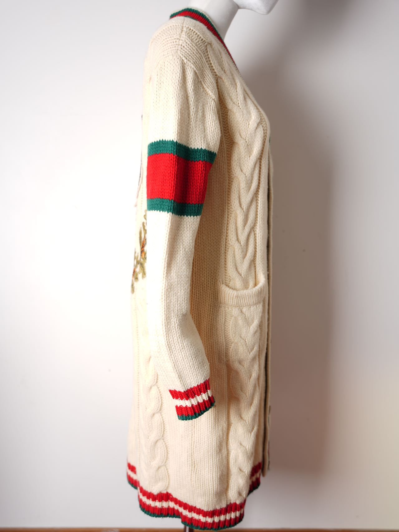 Gucci Beige Wool Cardigan XS – Preloved Cruise 2018 Designer Wear