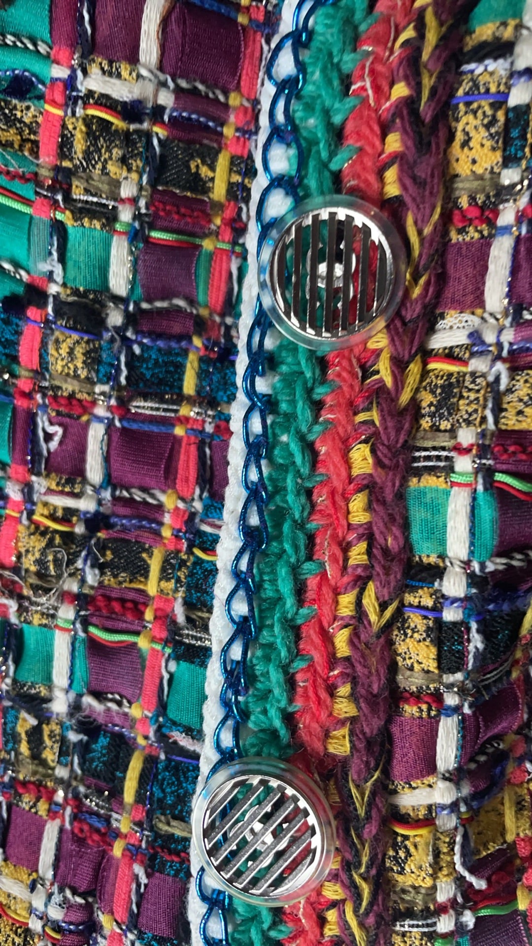 Used Chanel 2017 Tweed Pattern Evening Jacket MILOURA