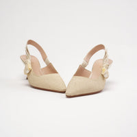 Christian Dior J 'Adior Beige Slingback Pump Size 38