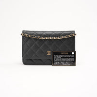 Chanel Classic Wallet on Chain Woc in Black Caviar 2014