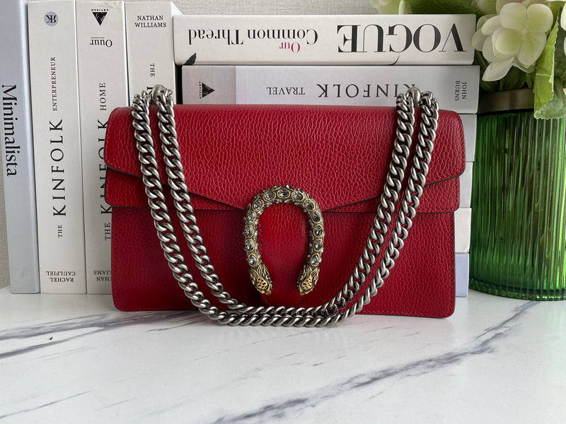 Buy Used Gucci Dionysus Small in Red MILOURA - Main Image