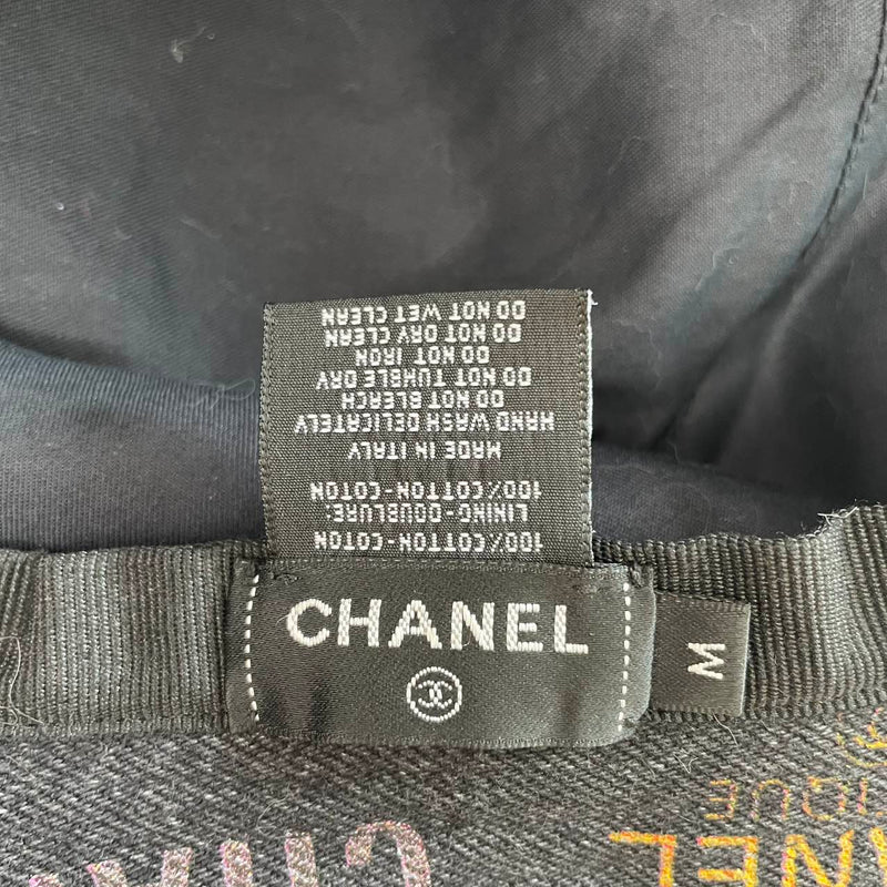Chanel Black bucket hat - Logo