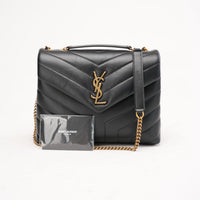 Saint Laurent Small Loulou Top Handle Bag Black 2024