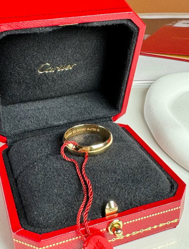 CARTIER ring 1895 width mm K18 yellow gold - Main Image