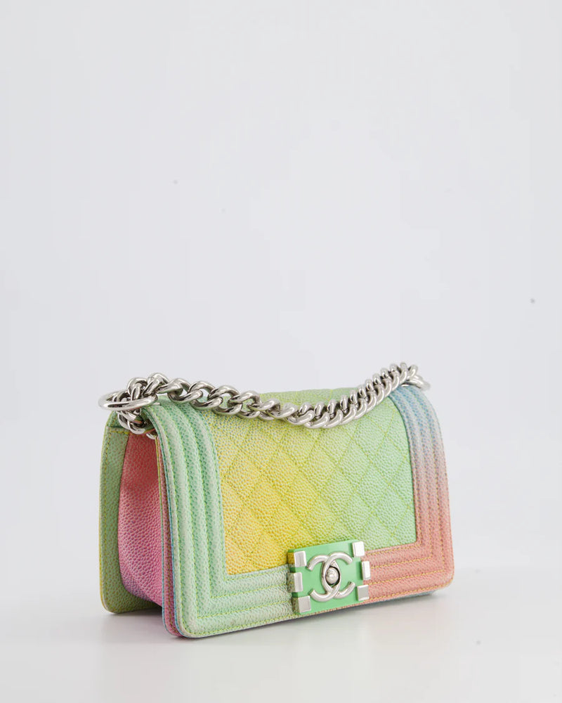 Chanel Caviar Quilted Small Cuba Rainbow Leboy Bag in Multicolor Chanel Bag MILOURA