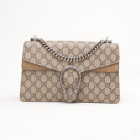 Gucci GG Supreme Dionysus Small Beige Brown