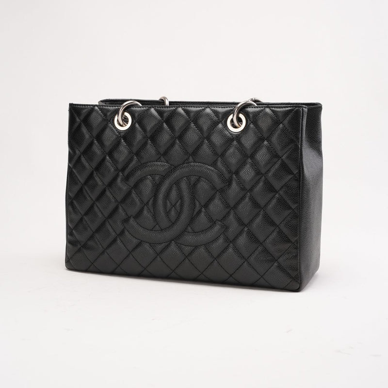 chanel GST caviar black 2011 - left side view 