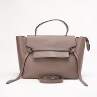 Celine Micro Belt Bag in Taupe Grained Calfskin 2019