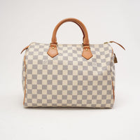 Louis Vuitton Damier Ebene Speedy 30 Weiß 2010