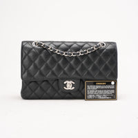 Chanel Classic Double Flap Bag Medium Caviar Black 2015