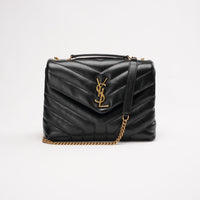 Saint Laurent LouLou Small Leather Black 2018