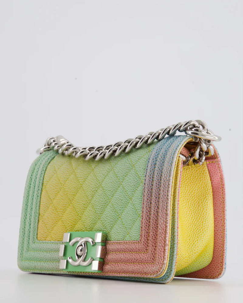 Chanel Caviar Quilted Small Cuba Rainbow Leboy Bag in Multicolor Chanel Bag MILOURA