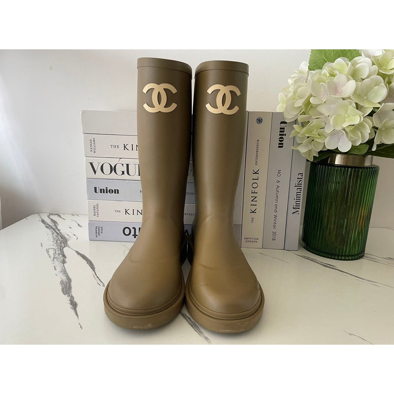 CHANEL Boots rainy boots