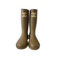 CHANEL Boots rainy boots