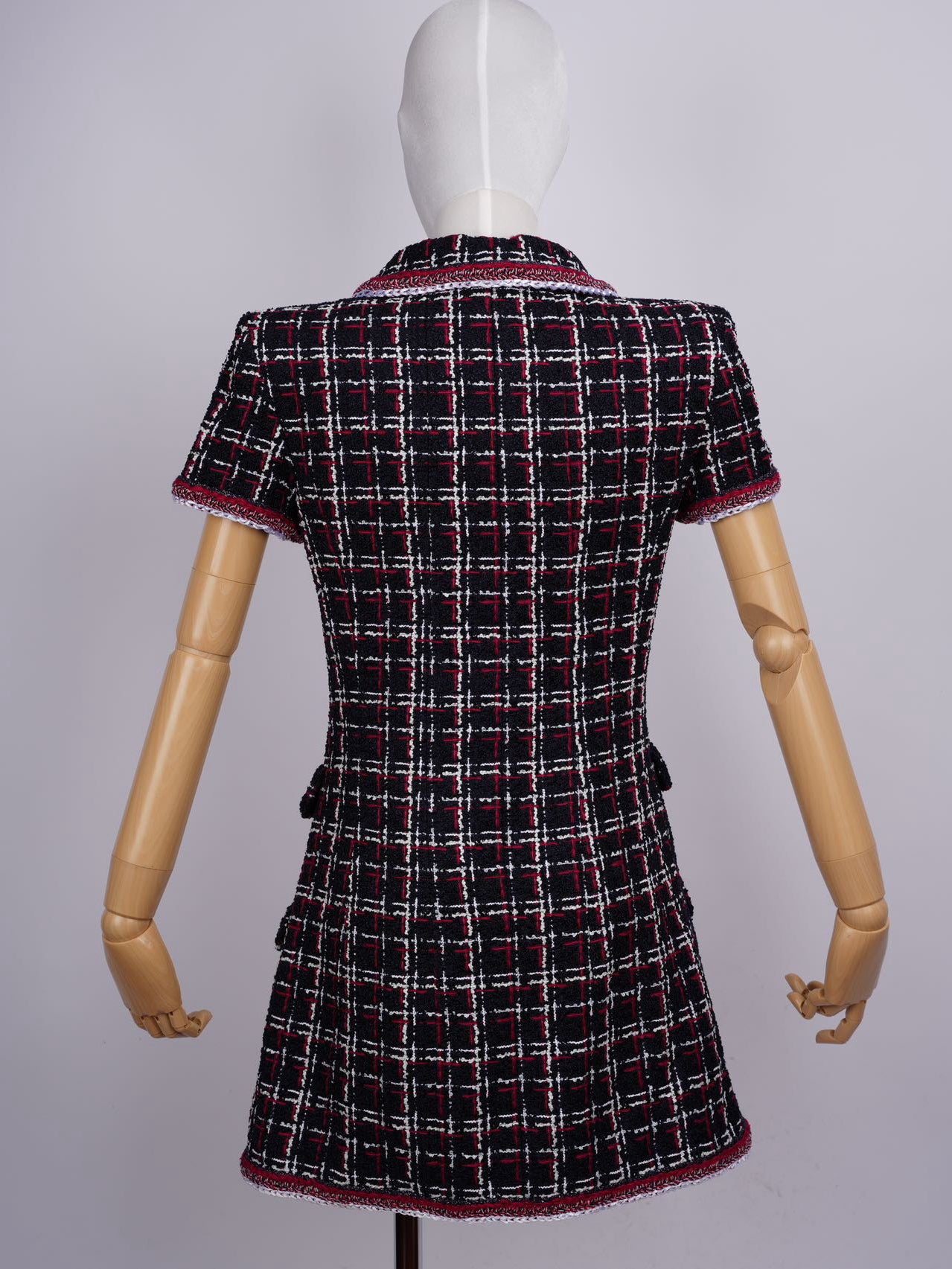 sheller Marine tweed dress 美品 Sheller シェリエ Marine Tweed Dress - メルカリ