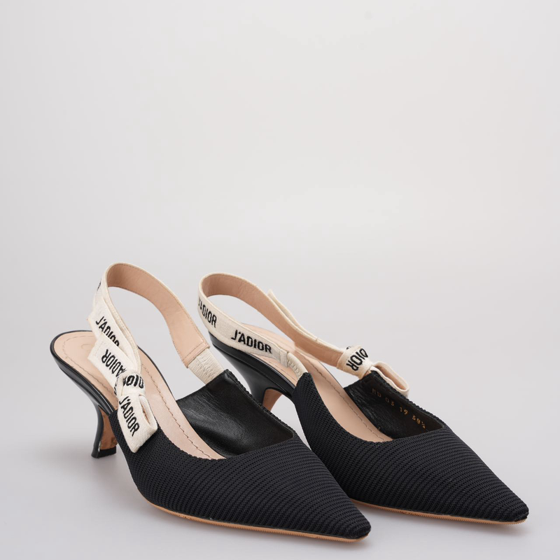 Authentic Pre-Loved Christian Dior J'Adior Slingback Pumps Black