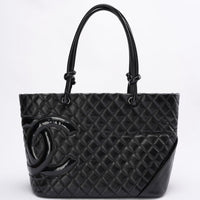 Chanel Black Cambon Tote Bag