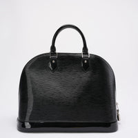 Louis Vuitton Black Epi Leather Alma MM Bag 2013