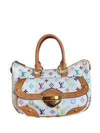 Louis Vuitton Weiß Mehrfarbiges Monogram Rita Tasche
