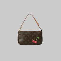 Louis Vuitton Limited Edition Monogram Cherry Blossom Pochette Accessoires