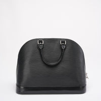 Louis Vuitton Black Epi Leather Alma MM Bag 2014