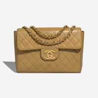 Chanel Vintage Timeless Maxi Lamb Beige 1996