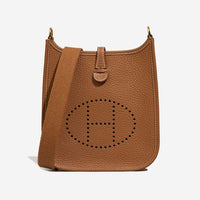 Hermes Evelyne 16 Taurillon Clémence Gold