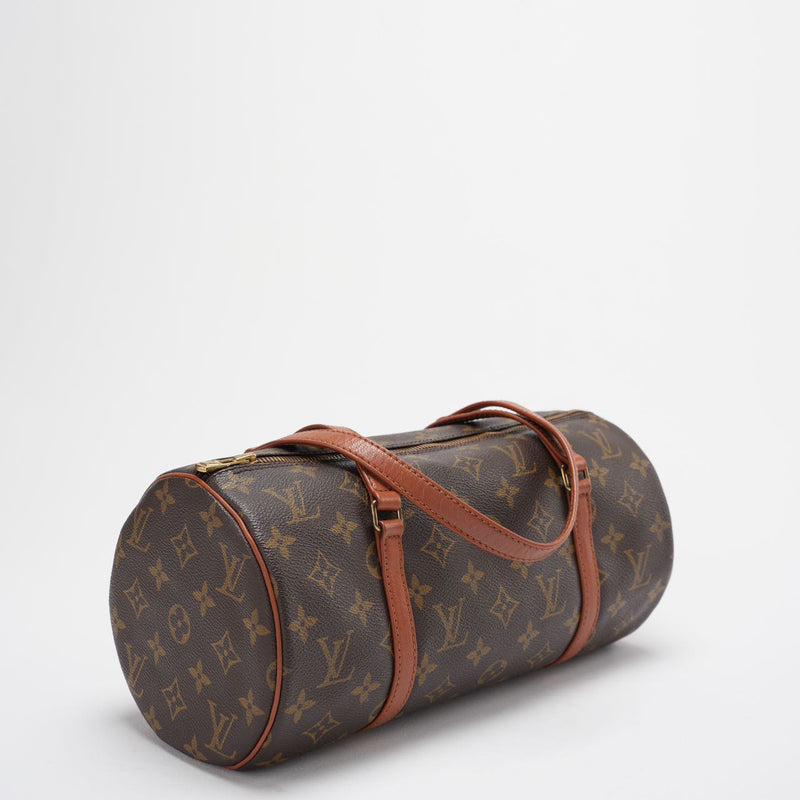 Louis Vuitton Vintage Papillon 30 Monogram Canvas Side