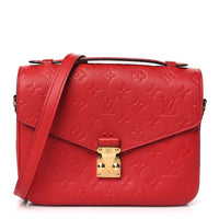 Louis Vuitton Pochette Métis Monogram Empreinte Red